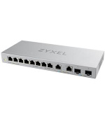 Zyxel XGS1210-12,8-Port Gigabit webmanaged Switch with 8 port 1G + 2-Port 2.5G + 2-Port SFP+