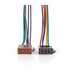 Nedis CAGBISOSTANDVA - Redukční ISO Kabel| Kompatibilita s ISO: Standardní | 0.15 m | Kulatý | PVC | Box