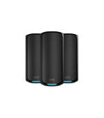 Netgear Orbi 970 Series Quad-Band WiFi 7 Mesh 3-pack (1 router + 2 satellites) l Black