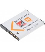 Baterie T6 Power Sony NP-BN1, 600mAh, 2,2Wh, šedá