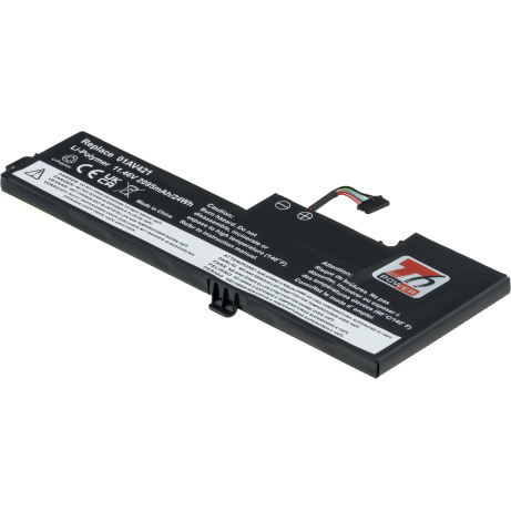 Baterie T6 Power pro Lenovo ThinkPad T470, T480, internal, 2095mAh, 24Wh, 3cell, Li-pol