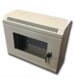 10" rack jednodílný 6U/140 DATACOM Šedý Skl.dv.