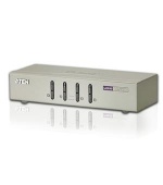 Aten 4-port KVM USB, audio 2.1, včetně kabelů
