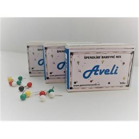 AVELI Špendlík barevný mix
