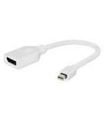 GEMBIRD Kabel red. Displayport na miniDisplayport, F/M, bílá