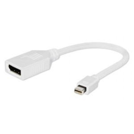 GEMBIRD Kabel red. Displayport na miniDisplayport, F/M, bílá