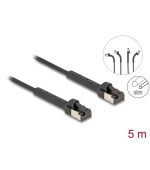 Delock Síťový kabel s rozhraním RJ45 Slim, Cat.6A, U/FTP, ohebný, černý, 5 m