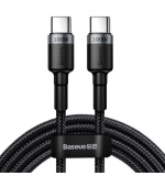 Baseus datový kabel Cafule USB-C PD2.0 100W 2m 20V 5A šedo-černý