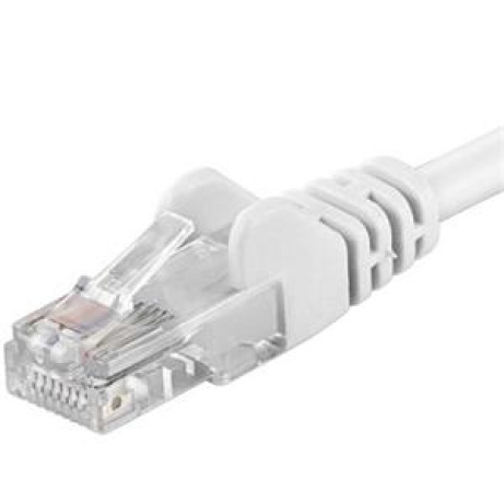 PremiumCord Patch kabel UTP RJ45-RJ45 CAT6 0.25m bílá