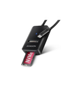 AXAGON ADM2-CM USB-C 10Gbps - M.2 NVMe & SATA SSD adaptér, kabel USB-C 10cm