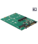 Delock adaptér SATA 22 Pin > 1 x M.2 NGFF + 1 x mSATA