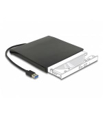 Delock Externí pouzdro pro 5.25” Slim disky SATA 12,7 mm na SuperSpeed USB 5 Gbps Typ-A samec