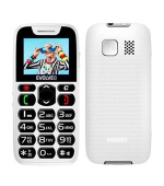 EVOLVEO EasyPhone, telefon pro seniory s nabíjecím stojánkem, 1,8" 160 × 128 px/1xSIM/microSDHC/1000 mAh/bílá