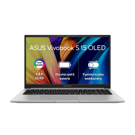 ASUS Vivobook S 15 OLED/K3502/i7-12700H/15,6"/2880x1620/16GB/1TB SSD/Iris Xe/W11H/Gray/2R