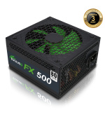 EVOLVEO FX 500,zdroj 500W ATX,14cm,80+,White,3YRW