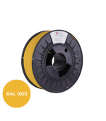 Filament C-TECH PREMIUM LINE, TPU 90A, flexibilní, dopravní žlutá, RAL1023, 1,75mm, 1kg