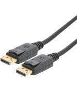 PremiumCord DisplayPort 2.0 přípojný kabel M/M, zlacené konektory, 1,5m