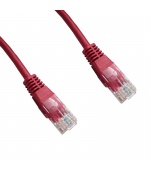 DATACOM patch cord UTP cat5e 10M červený