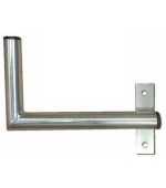 Anténní držák na okno 25cm pravý, průměr 28mm