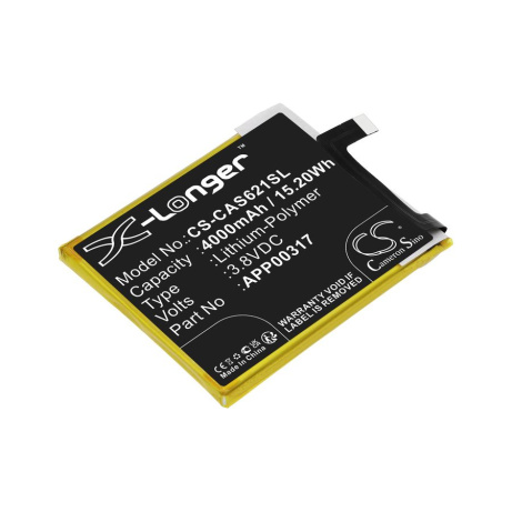 Baterie pro CAT S62 Pro, 4000 mAh, Li-Pol