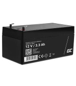 Green Cell AGM VRLA 12V 3.3Ah maintenance-free battery for the alarm system, cash register, toys