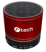 Repro C-TECH SPK-08R, bluetooth, červený