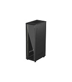 LANBERG INSTALAČNÍ SKŘÍŇOVÝ ROZVADĚČ 19" 42U 600X1000 ČERNÉ SKLENĚNÉ DVEŘE (PLOCHÉ BALENÍ)