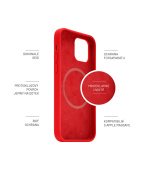 FIXED MagFlow Apple iPhone 14+, červený