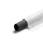 EURO STRAWS - Přírodní minerální brčko Shakey 8x230mm, Charcoal Black, 160ks, jednotlivě baleny