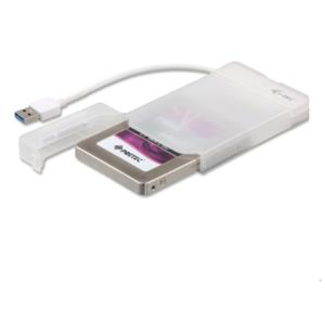 i-Tec MySafe Easy externí case pro 2,5" SATA I/II/III SSD, USB3.0, White - bez HDD