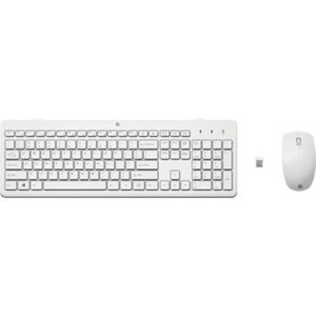 HP Bezdrátová klávesnice a myš HP 230 - bílá CZ/SK