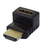 PremiumCord Adapter HDMI M/F zahnutý do pravého úhlu 90° - opačný