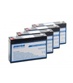 Bateriový kit AVACOM AVA-RBC34-KIT náhrada pro renovaci RBC34 (4ks baterií)