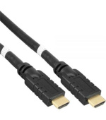 PremiumCord HDMI 4K/60Hz, ethernet, se zesilovače, 3x stíněná, 25m