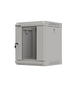 LANBERG RACKOVÁ SKŘÍŇ 10" NÁSTĚNNÁ 6U/300X300 (FLAT PACK) S PROSKLENÝMI DVEŘMI ŠEDÁ