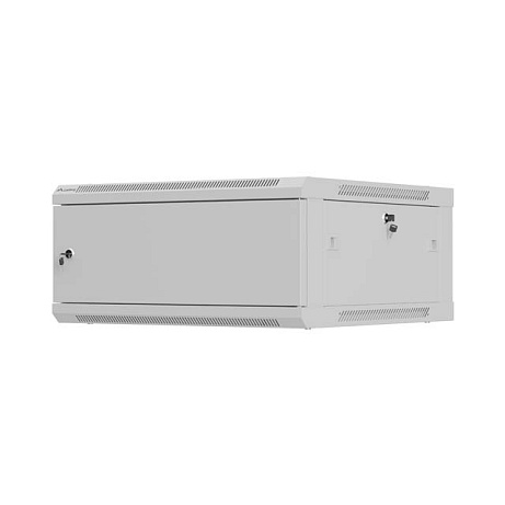 LANBERG NÁSTĚNNÁ INSTALAČNÍ SKŘÍŇ 19" 4U 600X600 ŠEDÁ KOVOVÁ DVÍŘKA (PLOCHÉ BALENÍ)