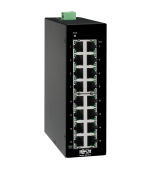 Přepínač 16x zdroj Unmanaged Ethernet Switch, 10/100/1000Mb/s, montáž DIN