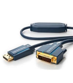 ClickTronic HQ OFC kabel DisplayPort - DVI, zlacené kon., M/M, 5m