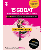 T-mobile Předplacená karta 15GB
