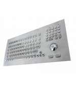 KB021 – Průmyslová nerezová klávesnice s trackballem do panelu, CZ, USB, IP65