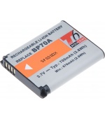 Baterie T6 Power Samsung BP-70A, BP70A, SLB-70A, 700mAh, 2,6Wh