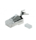 Konektor RJ45 CAT6A STP 8p8c stíněný, drát 20ks