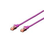 Digitus CAT 6 S-FTP patch cable, Cu, LSZH AWG 27/7, length 2 m, color violet