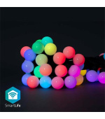 Nedis WIFILP02C48 SmartLife světelný řetěz | Wi-Fi | RGB | 48 LED's | 10.80 m | Android™ / IOS