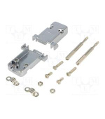 PremiumCord Kryt konektoru Canon 9 metalizovaný - dlouhé šrouby