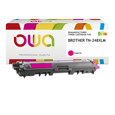 OWA Armor toner kompatibilní s Brother TN-248XL M, 2300st, červená/magenta