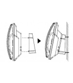 Grandstream držák pro montáž na zeď pro GRP2614/2615/2616/GXV3350