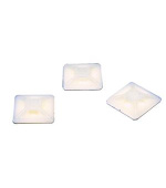 Fixapart CTMB 02 - samolepící příchytka pro stahovací pásky 4.8mm, 28x28mm, bílá