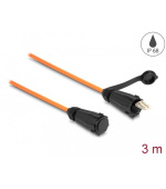 Delock Optický kabel z LC Duplex na LC Duplex s ochrannou krytkou, multi-mode OM2, 3m