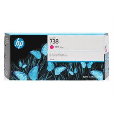 HP Ink Cartridge 738/Magenta/300 ml